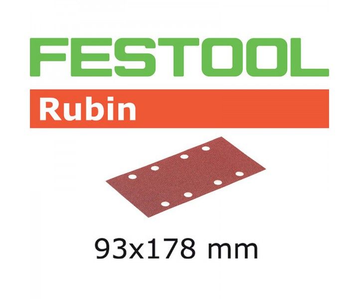 Фото Материал шлифовальный Festool Rubin II P 180, компл. из 50 шт. STF 93X178/8 P180 RU2/50 в интернет-магазине ToolHaus.ru